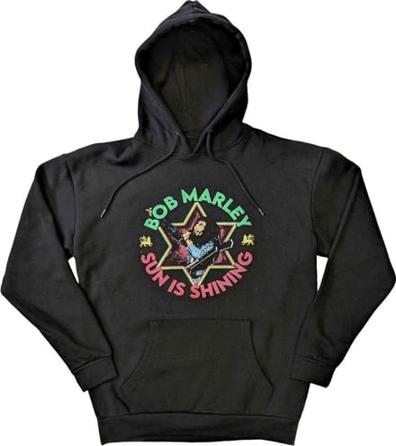 Bob Marley - Sun Is Shining Hoodie/trui - S - Zwart