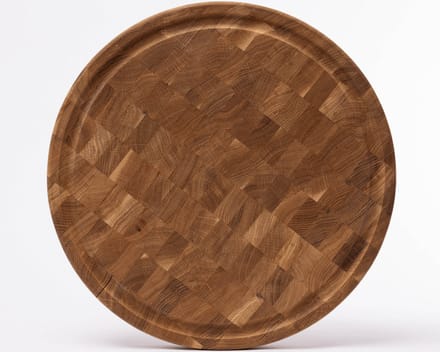 End-Grain Cutting Board - WOODSTONE - Round - Oak - Ø42 cm