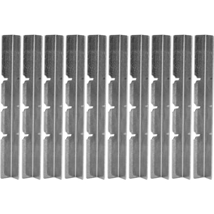 10 Pièces Supports de Mèche de Bougie à 3 Trous Acier Inoxydable Dispositif de Centrage de Mèche pour Fabrication de Bougies DIY gray