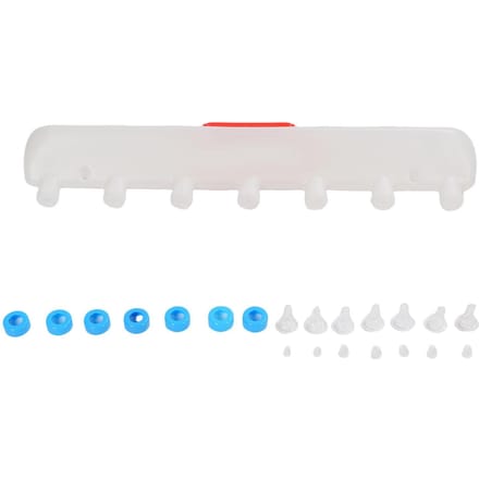 Abreuvoir pour porcelets Équipement d'élevage 7 tétines Confort amélioré Conception suspendue Tétine pour bétail white