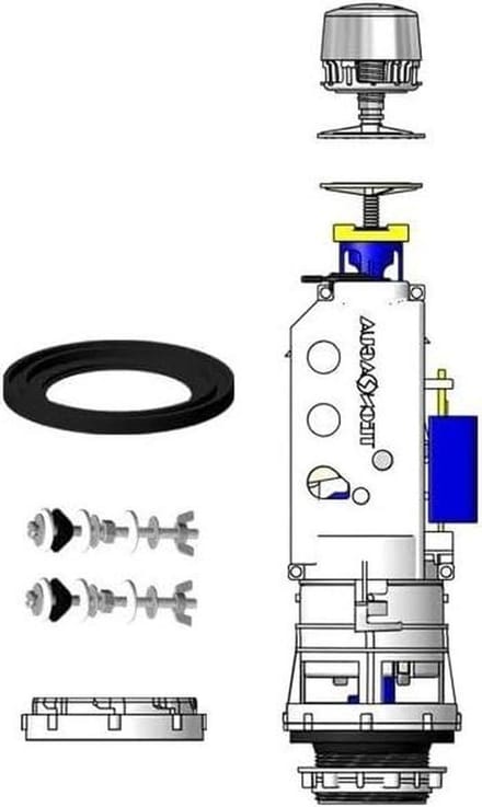 Toilet Mechanisme - Dubbele Spoeling - Water Besparen - Kabel Bediening - 32 cm - Universeel