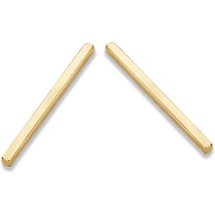 Casa Jewelry Oorhangers Stick - Goud Verguld - 5 cm