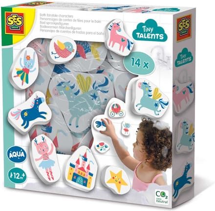 SES Creative - Tiny Talents - Badspeelgoed - Bad sprookjesfiguren - veilig voor kinderen - Speelgoed 1 jaar