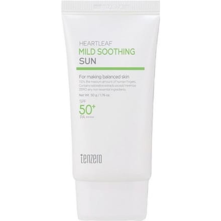 TENZERO vissige gras mild kalmerende zon SPF50+ PA++++ 50ml 50ml white