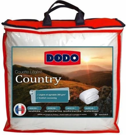 Dekbed DODO Country Licht Wit 140 x 200 cm