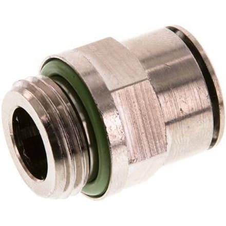 14mm x G1/2'' Messing Insteekfitting Buitendraad FKM