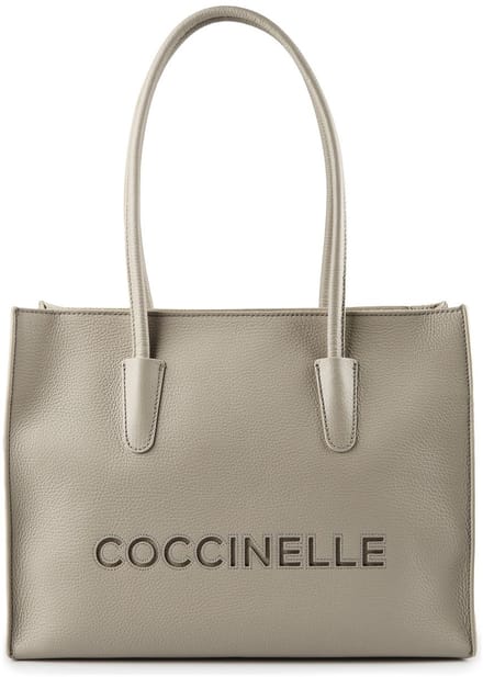 COCCINELLE Leren handtas Myrtha26 Handbag Grained Leather Eucalipto groengrijs