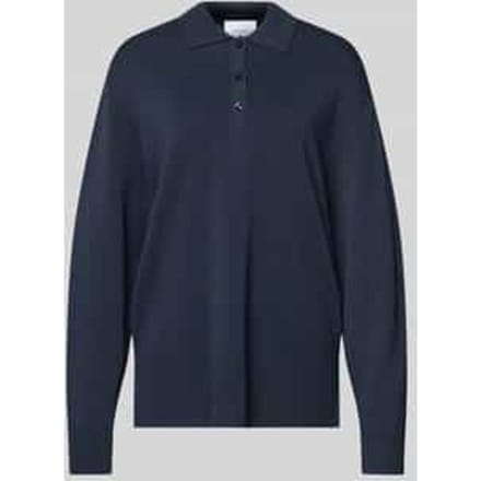 Gebreid poloshirt in wide fit - curated by Tinvcb