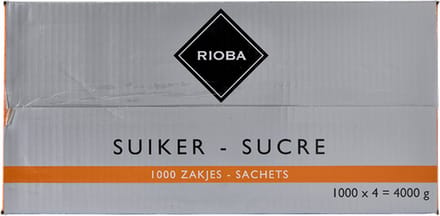 RIOBA Suikerzakjes 1000 x 4 gram