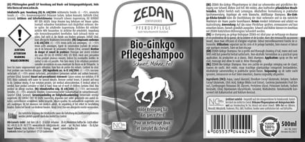 Zedan - Shampoo Bio Ginkgo - 500 ml