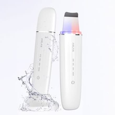 ANLAN - Dual Light Ultrasonic Skin Scrubber ACPJ31 - 1pc