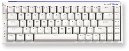 MCHOSE Ace 68 Turbo - Hall Effect - Magnetische Switch - Full Aluminium Behuizing - Gaming Keyboard - Mount Tai Switch - 65% Layout - Dual-Core MCU - 16K Polling Rate - Nova Wit