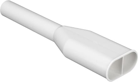 SOS Accessoire Dubbele afvoerbuis voor wasmachine PVC