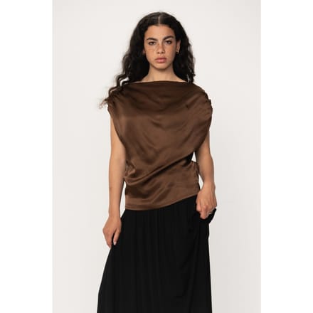 VIVEH Adhara Top Walnut Taglia: 34 | Magliette intime Outlet | Donna | Marrone