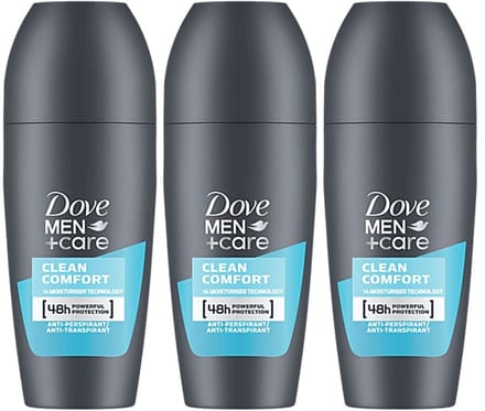 Dove Deo Roller Clean Comfort - 3 x 50 ml