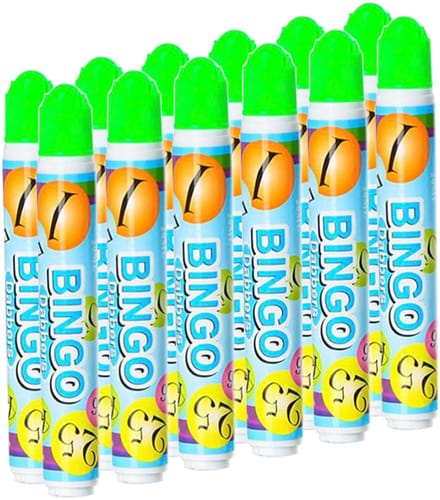 Bingostiften - Bingodabber Lucky Groen | Inhoud 20 ml | 12 stuks
