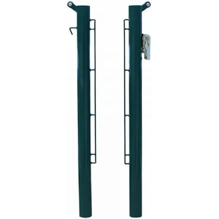 Paar vaste metalen padelpalen van 80 mm Softee Equipment Deluxe