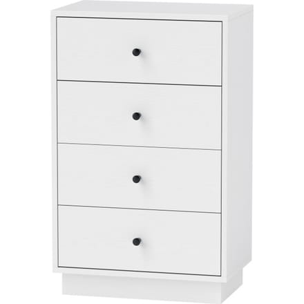 4goodz Ladenkast met 4 Laden 29x47x 79 cm - Wit