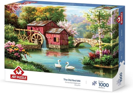 1000-Delige Puzzel: Oude Rode Molen - Uitdagend Legpuzzel