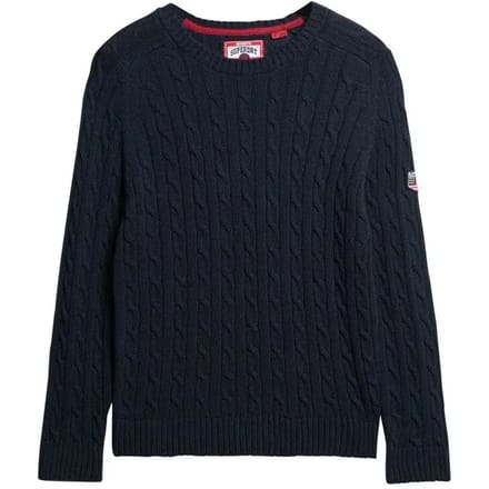 Superdry - Slouchy Kabeltrui - Dames - Sweaters
