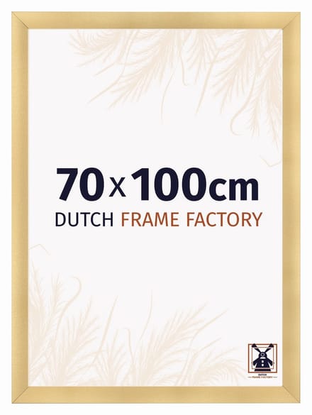 Fotolijst 70x100 cm - MDF - Goud Mat - Praag