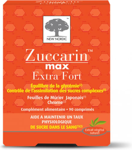 New Nordic Zuccarin Max Extra Sterkte 90 Tabletten