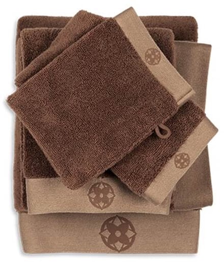 Kayori Yu Gastendoekje - 30x50 cm - Set van 6 - Bruin