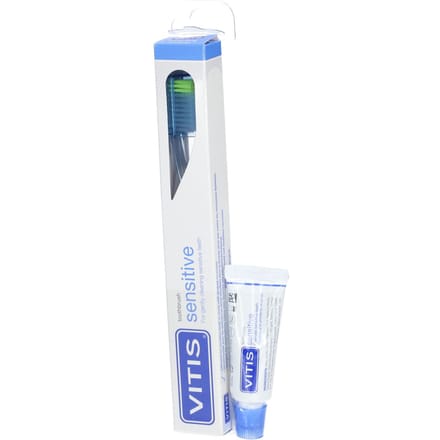VITIS - Sensitive - Tandenborstel met TP sample - 15 ml
