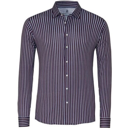 Desoto Overhemd Casual Kent Stripes Bordeaux / male