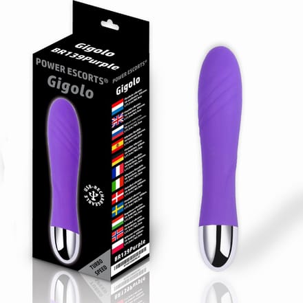 Power Escorts Gigolo G spot Vibrator - Oplaadbaar - Paars - Silicone
