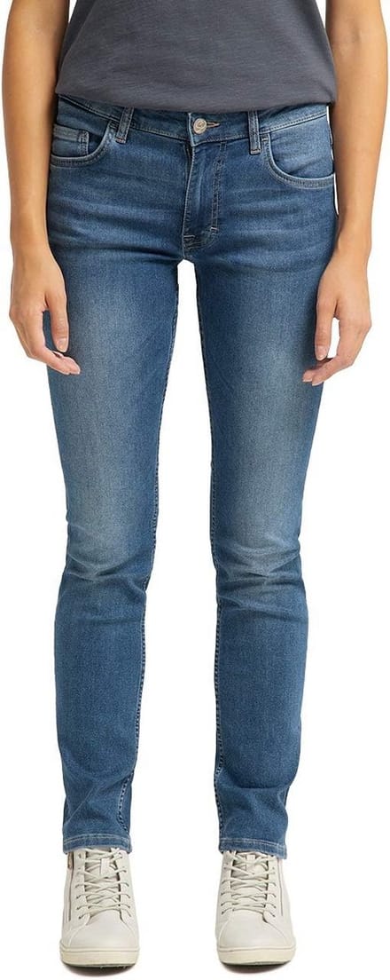 Dames Jeans met Comfortabele Pasvorm en Hoge Taille
