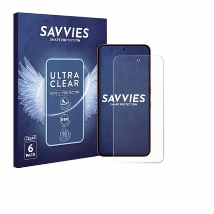 Savvies - Screenprotector voor Nothing CMF Phone 2 Pro - Folie Beschermfolie transparant 6 Stuks