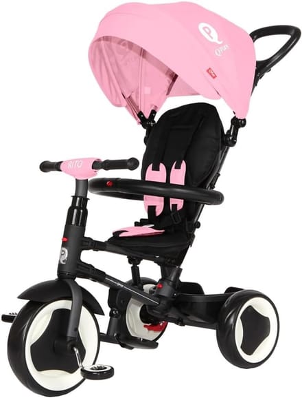 Driewieler - Loopfiets - Buiten spelen - Verstelbaar handvat - Roze