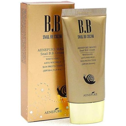 Ekel Aenepure Magic Snail BB Cream one brown