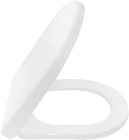 Witte Toiletzitting met Softclose en Quick Release Duroplast