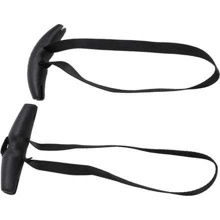 2 STUKS Optrekhandvatten Silicone Nylon Hoornvormige Gym Oefenhandvatten Pulldown Hulpstukken voor