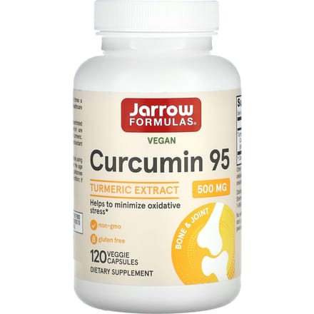 Jarrow Formulas, Curcumine 95, Extrait de Curcuma, 500 mg, 120 Gélules Végétales