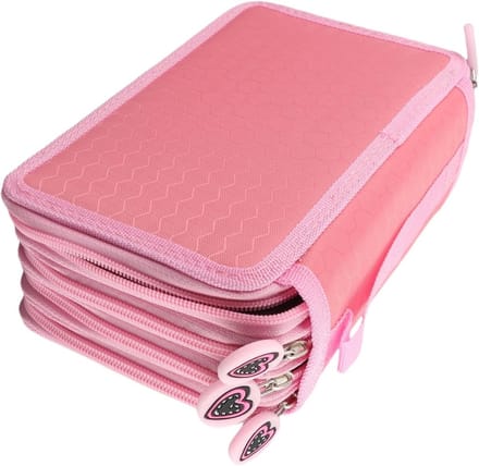 72 Stuks Kleurpotloden met Etui, Grote Capaciteit, Multilayer Organizer voor School en Creativiteit