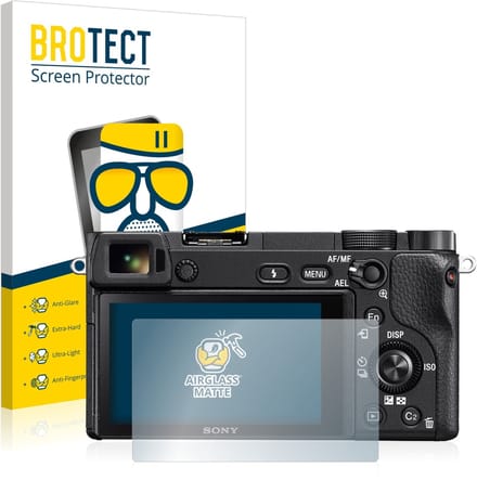 BROTECT - Screenprotector voor Sony Alpha 6300 - Folie Beschermfolie Beschermglas matte