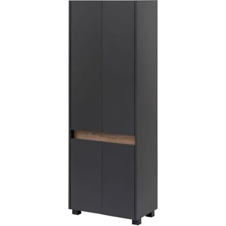 SCHILDMEYER Hoge badkamerkast Cosmo (2-deurs (breedte 57cm), antraciet)