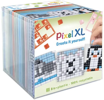 Pixelhobby Create it yourself XL kubusset pooldieren 6,2 x 6,2 cm