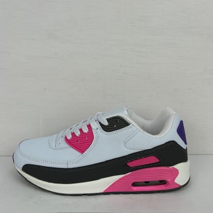 Air sneakers grijs wit paars Paars / 36
