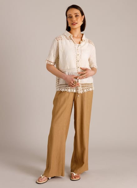 YEST Martina Tops - Cream - maat 40
