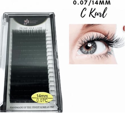 Guardian Beauty Wimpers Extensions - Prime Silk Lashes - 14mm - 0.07 C Krul
