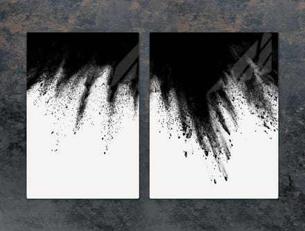 TMK ArtDeko - Serie - Beschermplaat Glas - 75x52 cm - Stijlvol Ontwerp