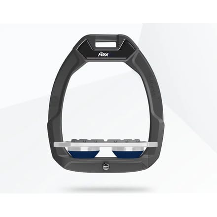 Veiligheidsoevers voor het paardrijden Plat Grip Antraciet/Grijs/Marine Flex-On Safe-On