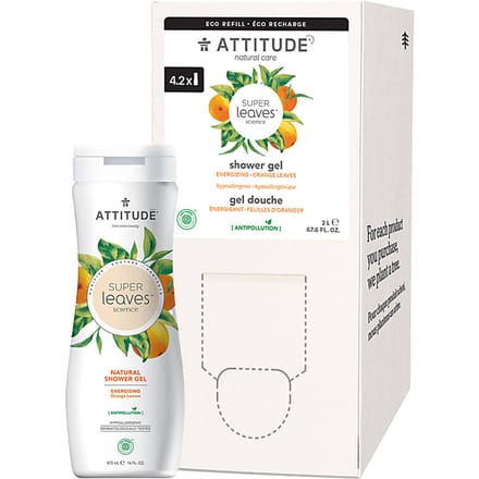 Attitude Douchegel Refill Set - Energising