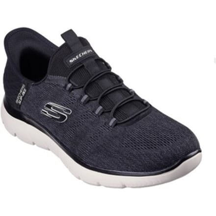 Skechers Slip-ins: Summits Key Pace heren sneakers zwart wit - Maat 40 - Extra comfort - Memory Foam