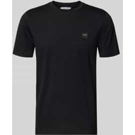 T-shirt met labeldetail