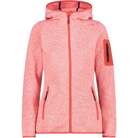 Dames fleece met capuchon CMP